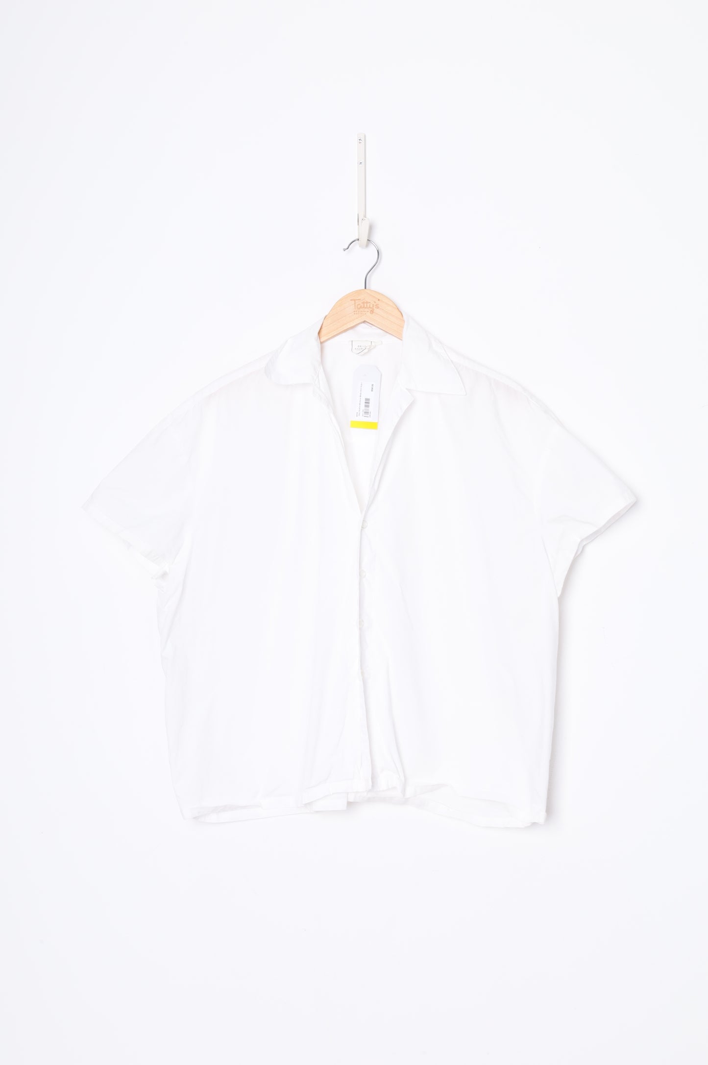 Deiji Studios Womens White Shirt Size L