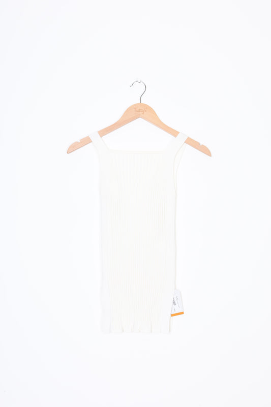AMERI Womens White Top Size S