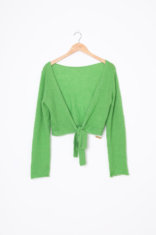 Ruby Womens Green Cardigan Size 8
