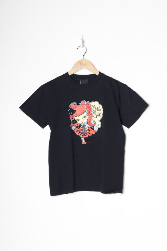 anna sui Womens Black T-shirt Size M