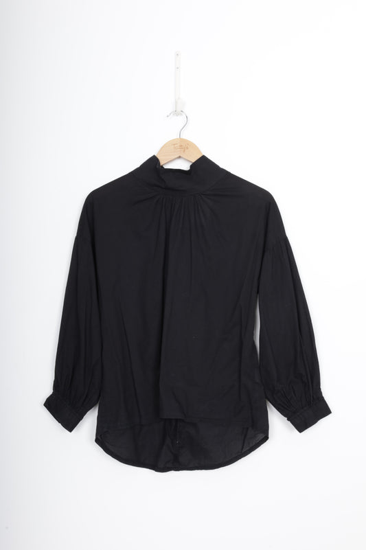 Briarwood Womens Black Blouse Size XS
