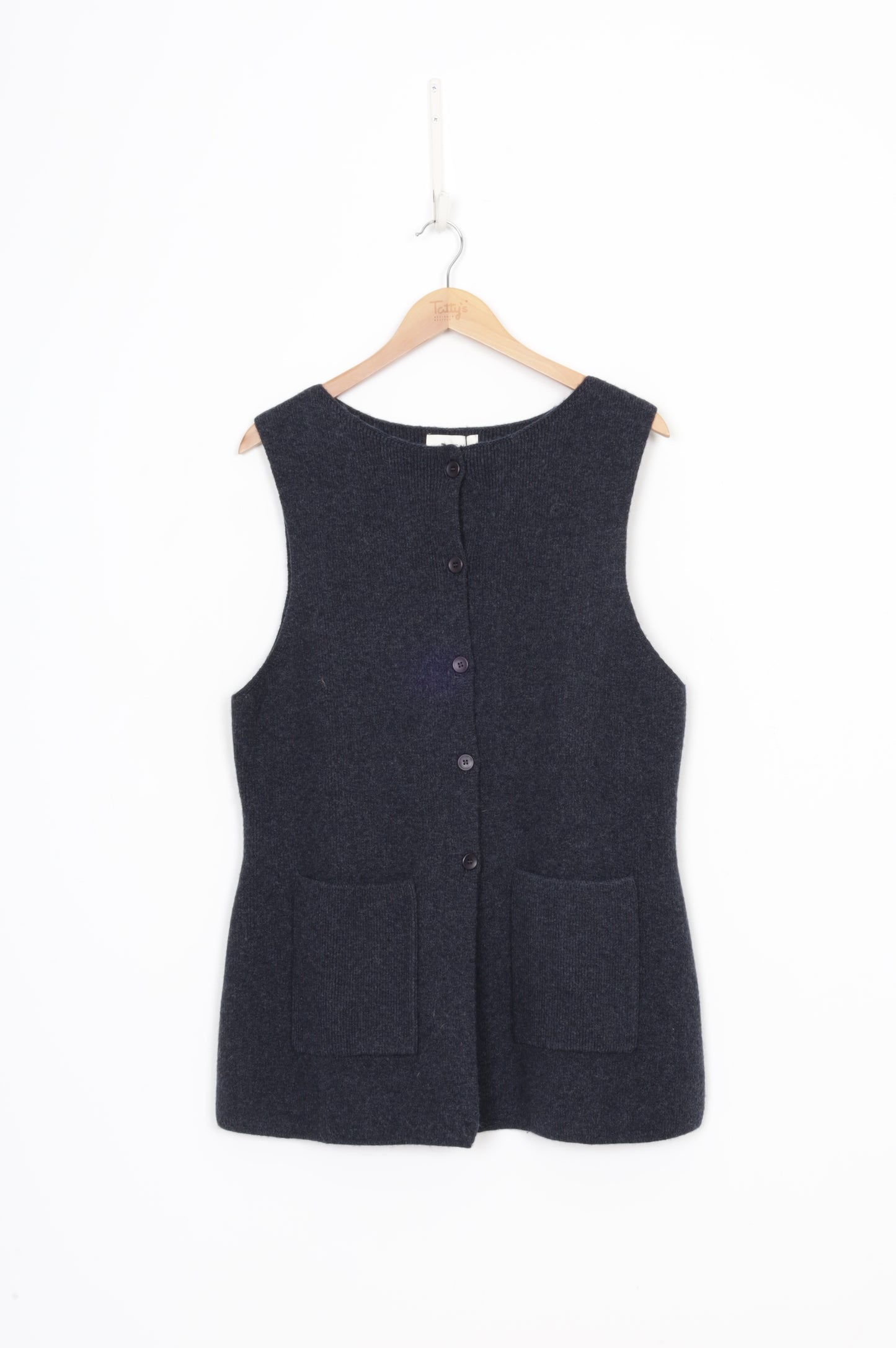 Dissh Womens Blue Vest Size XXL