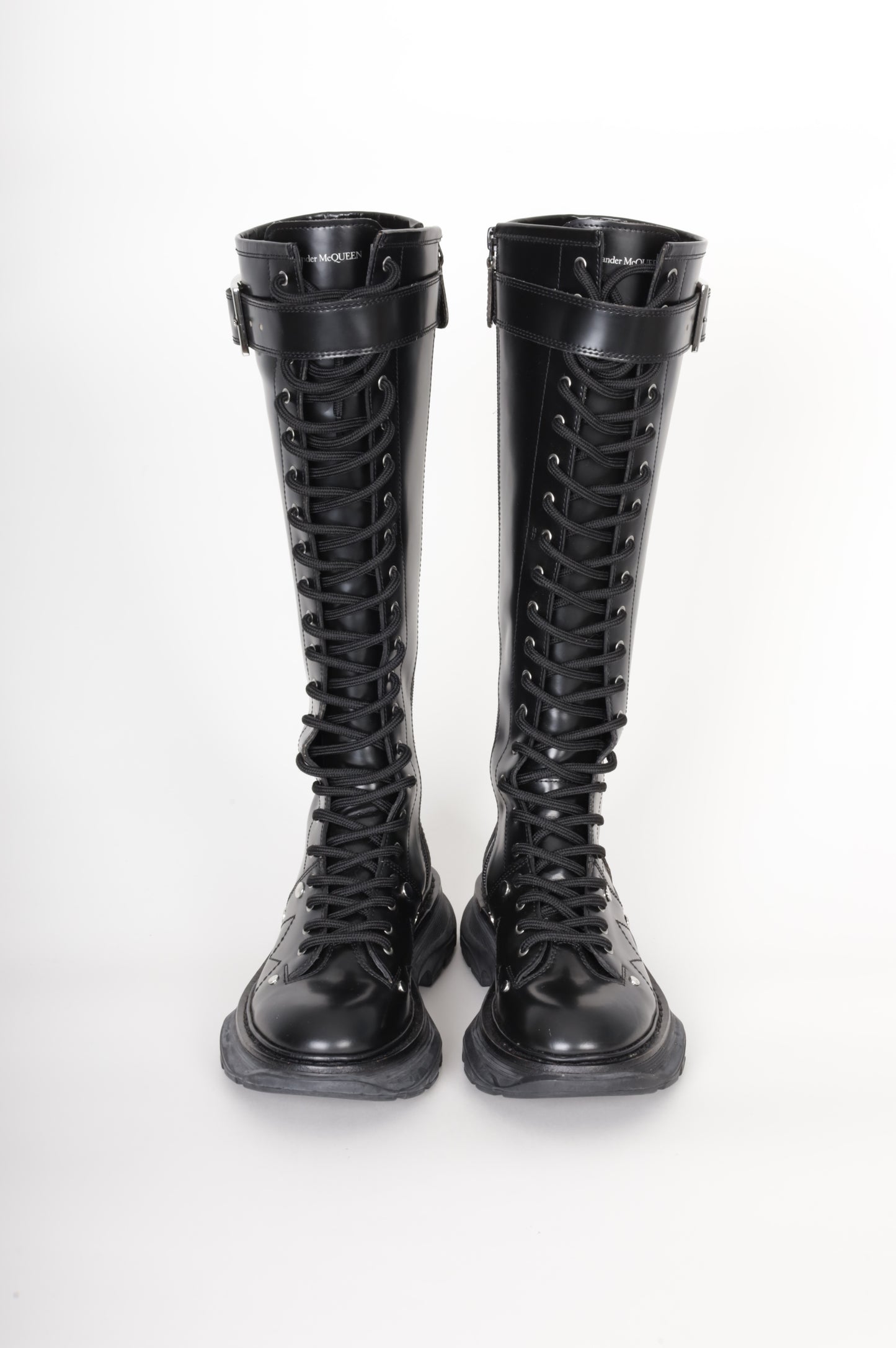 Alexander McQueen Womens Black Boots  Size EU 37