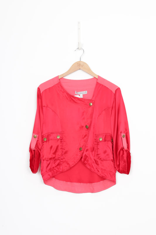 RJC by Kingan Jones Womens Red Top Size 8