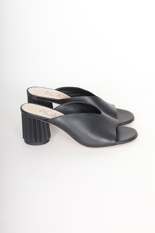 AGL Womens Black Heels Size EU 40