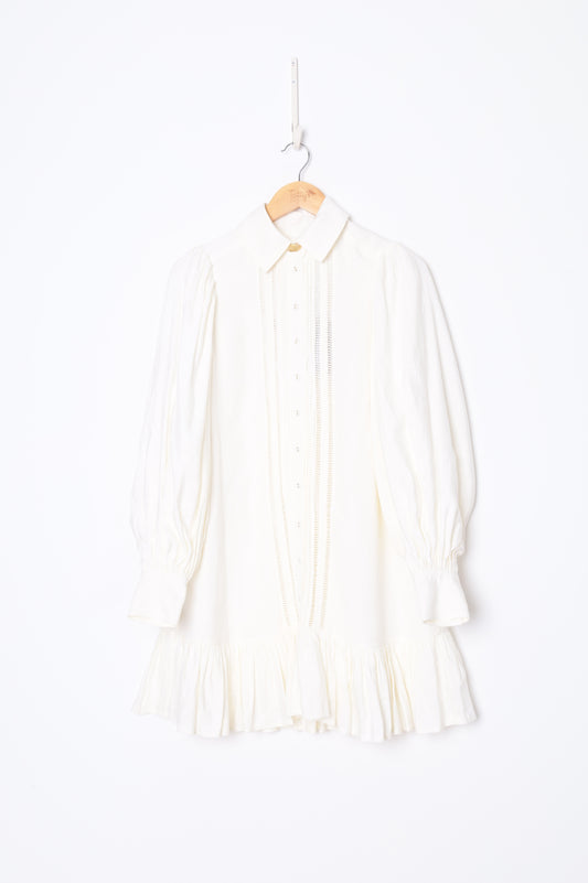 Aje Womens White Dress Size 4