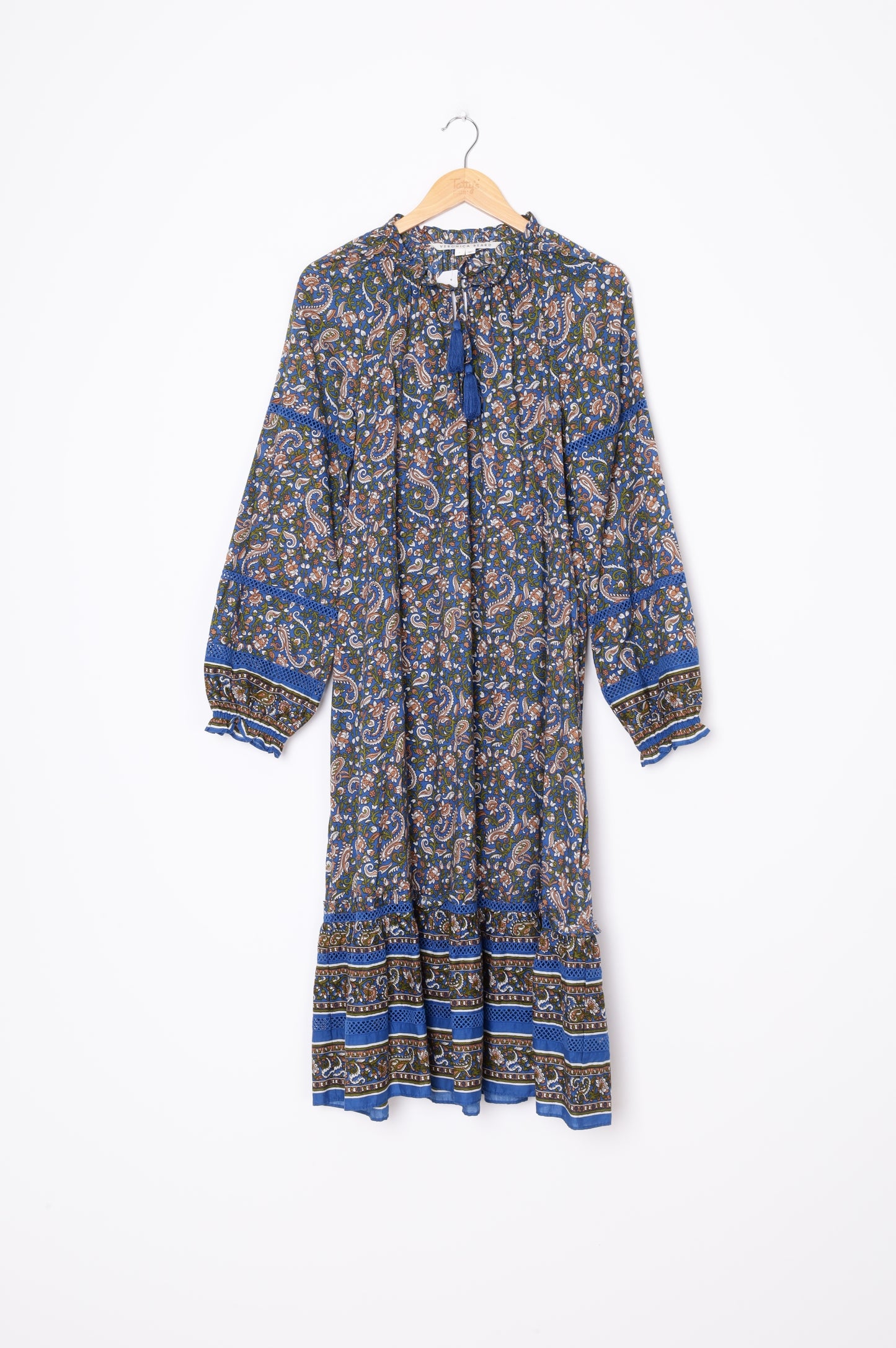 Veronica Beard Womens Blue Dress Size L