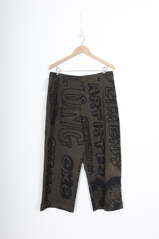 Studio Rundholz Womens Green Pants Size L