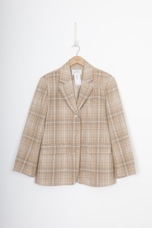 Lerobe Womens Brown Blazer Size S