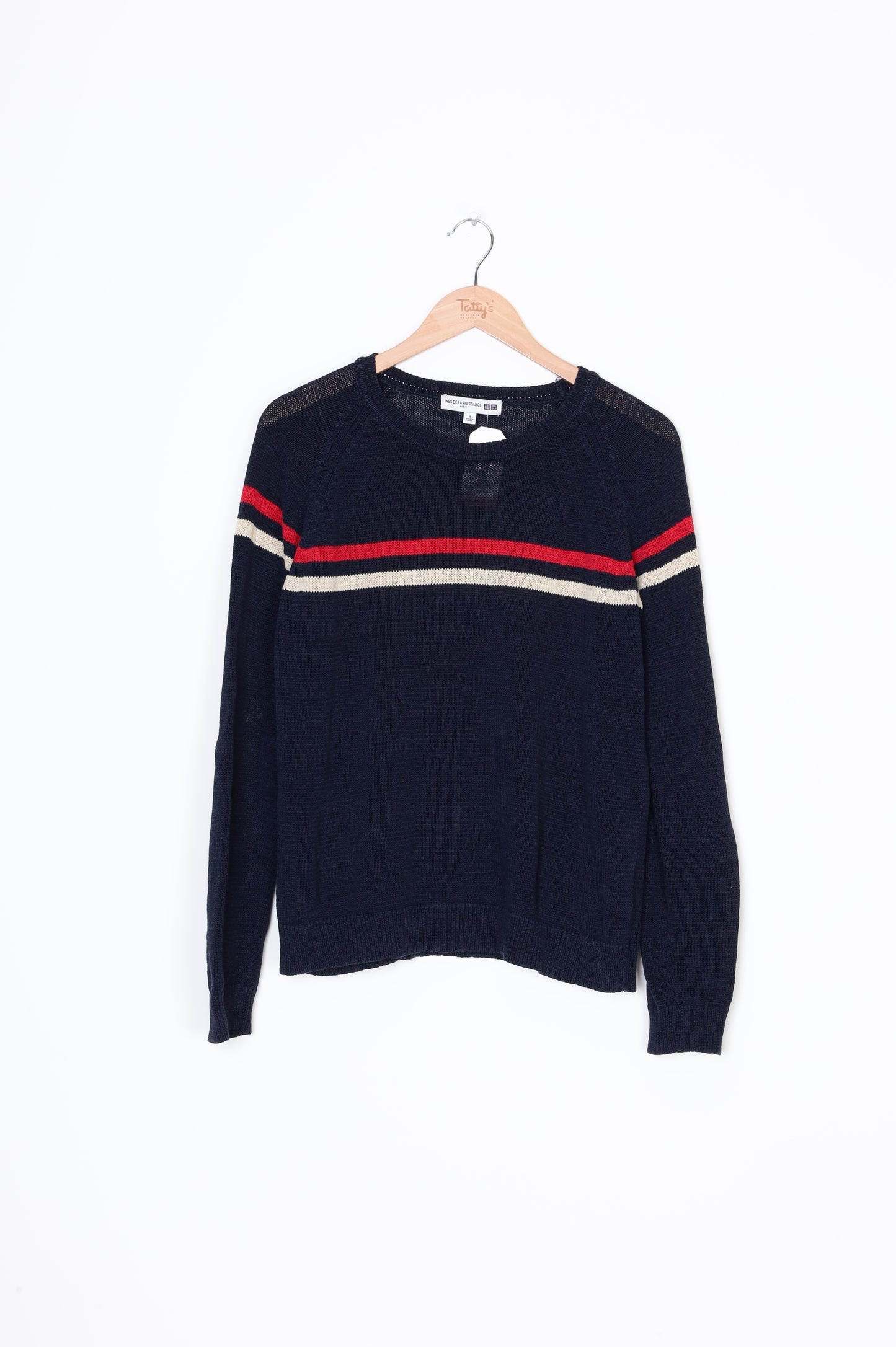 Ines de la Fressange x Uniqlo Womens Blue Jumper Size M
