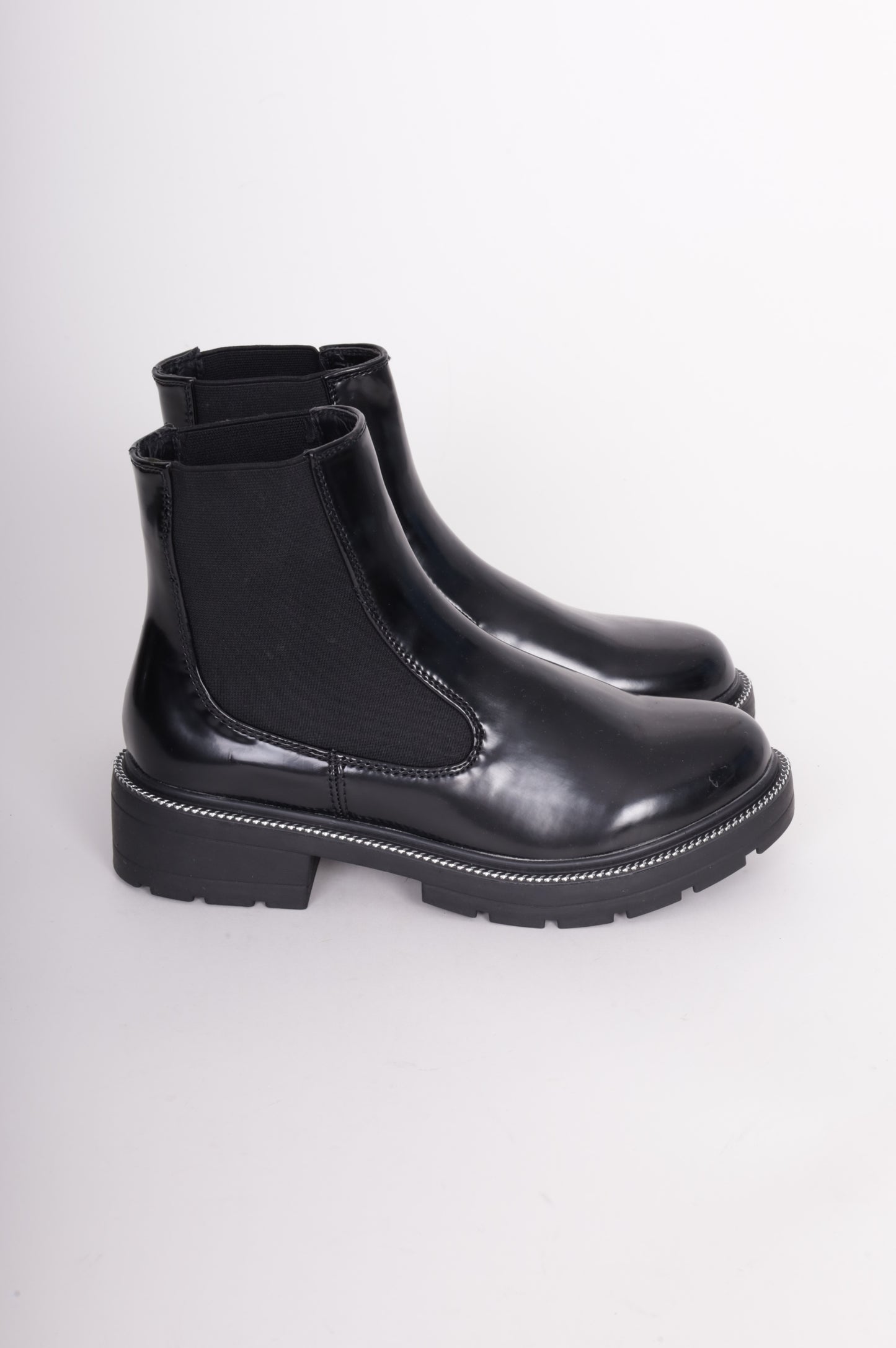 Pretty Little Thing Womens Black Boots  Size 38