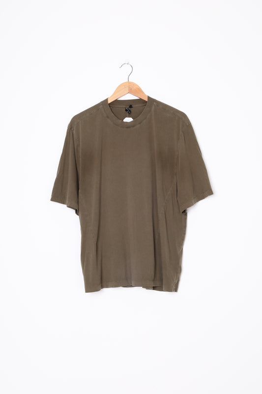 Entire Studios Mens Khaki T-shirt Size L