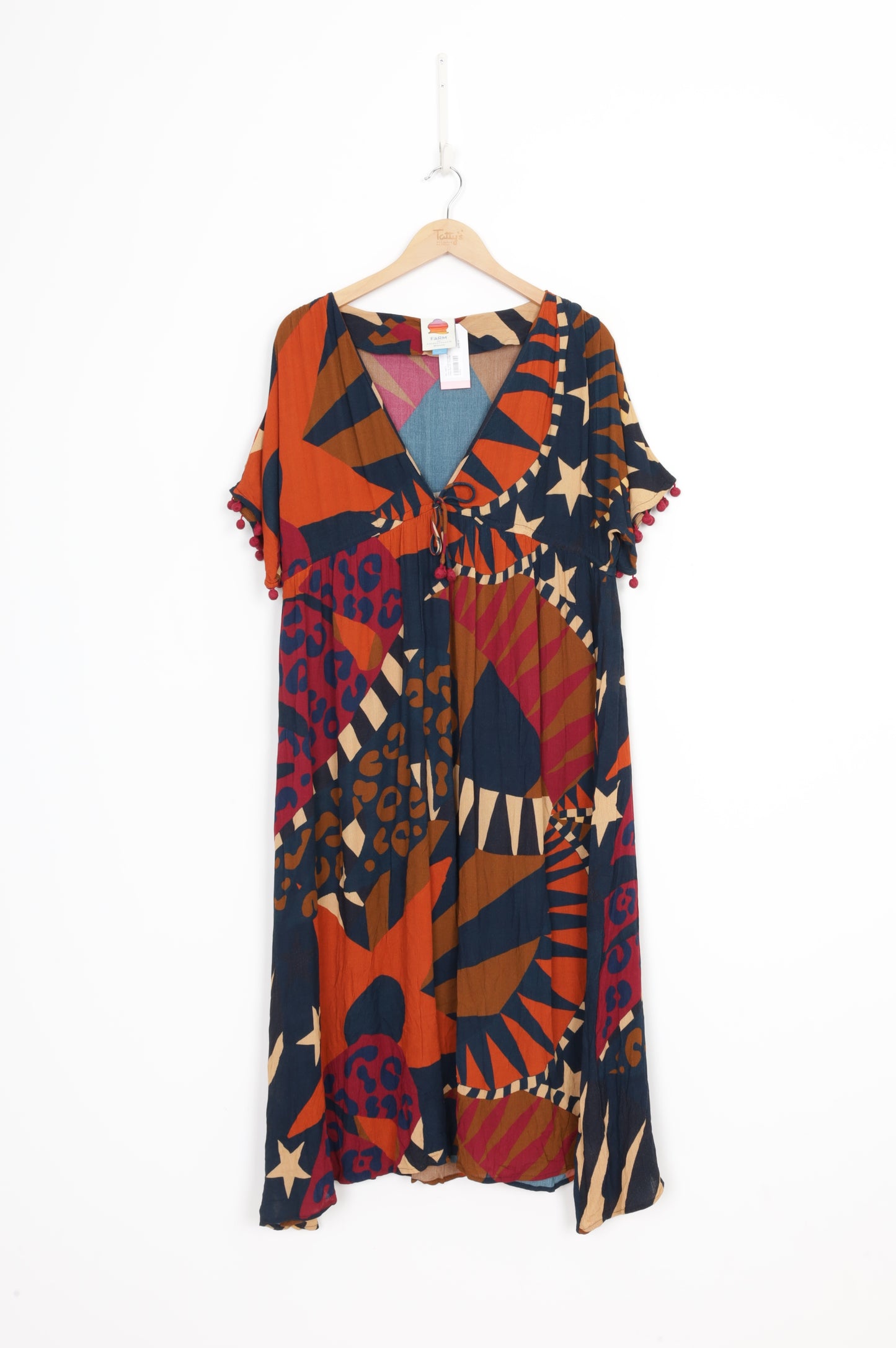 Farm for Anthropologie Womens Brown Dress Size XS