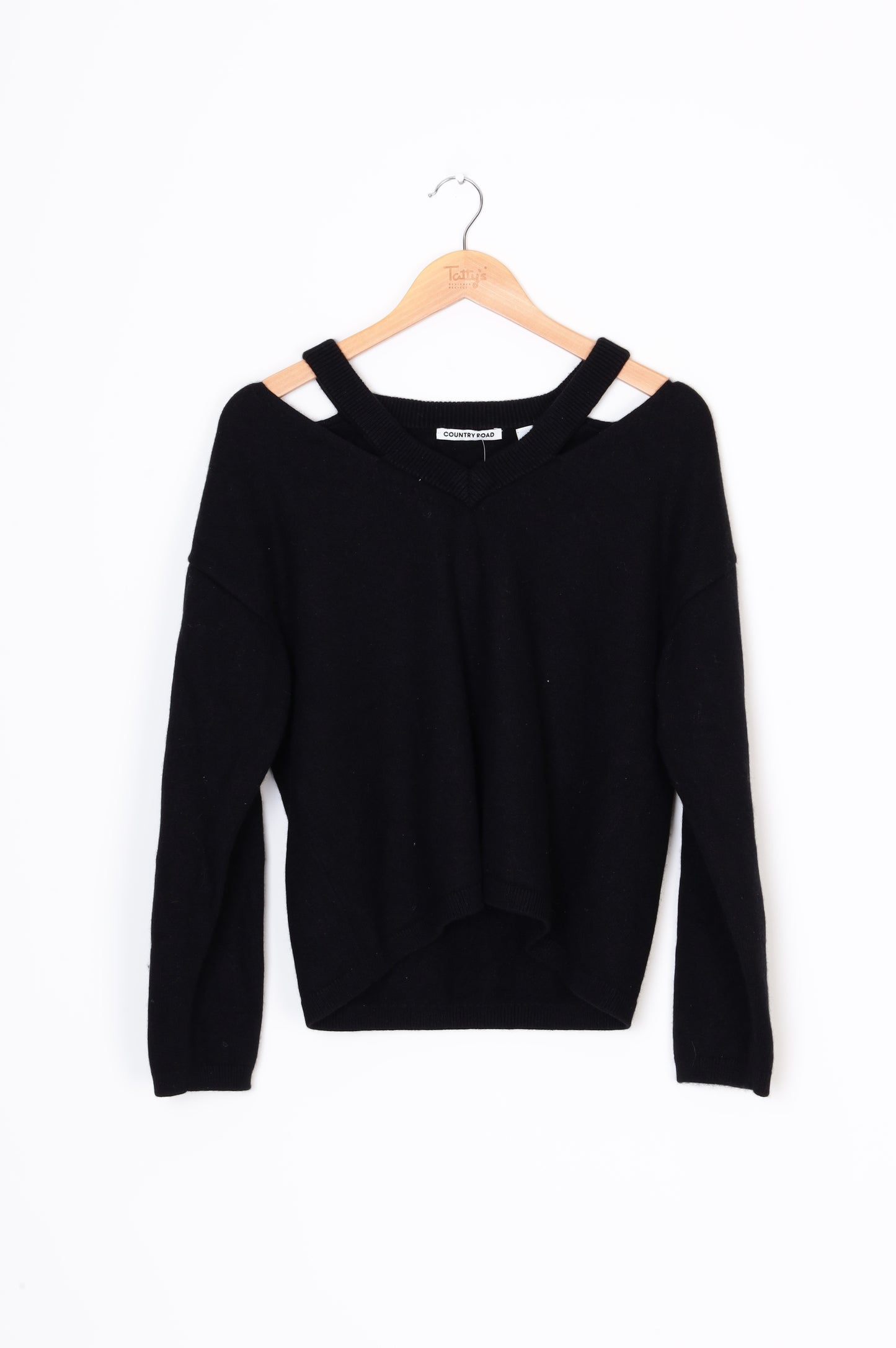 Country Road Womens Black Jumper Size M