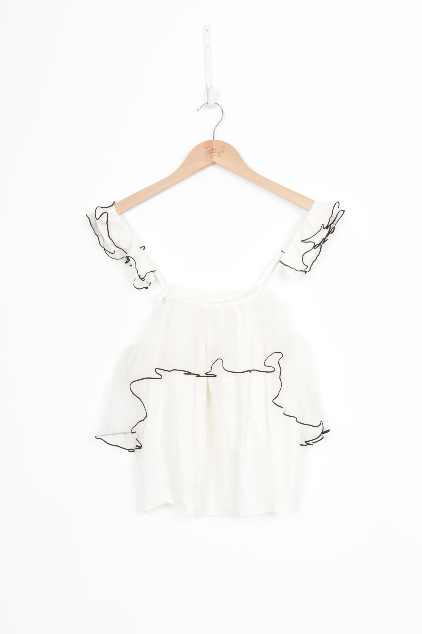 Aje Womens Cream Top Size 6