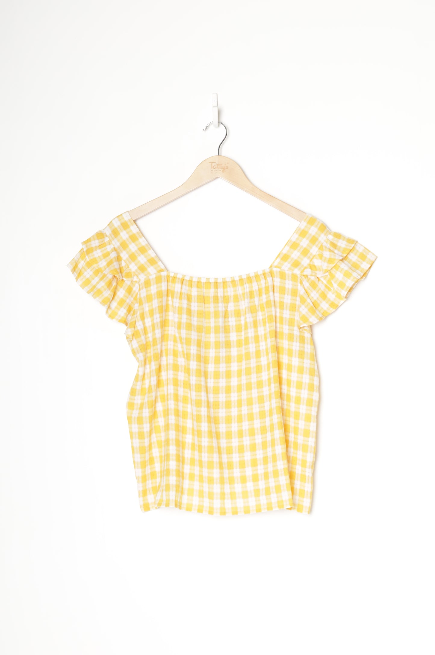 A&C Womens Yellow Top Size S