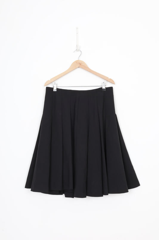Rebecca Taylor Womens Black Skirt Size UK 14