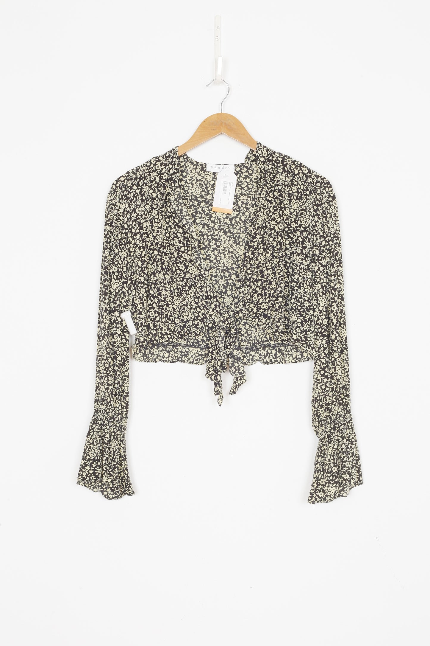 Sandro Womens Black Top Size 1
