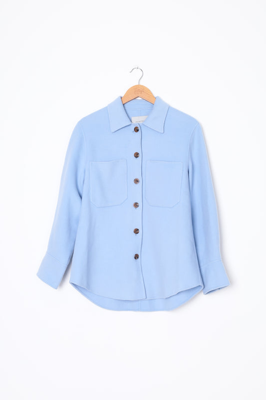 Lee Mathews Womens Blue Shirt Size S
