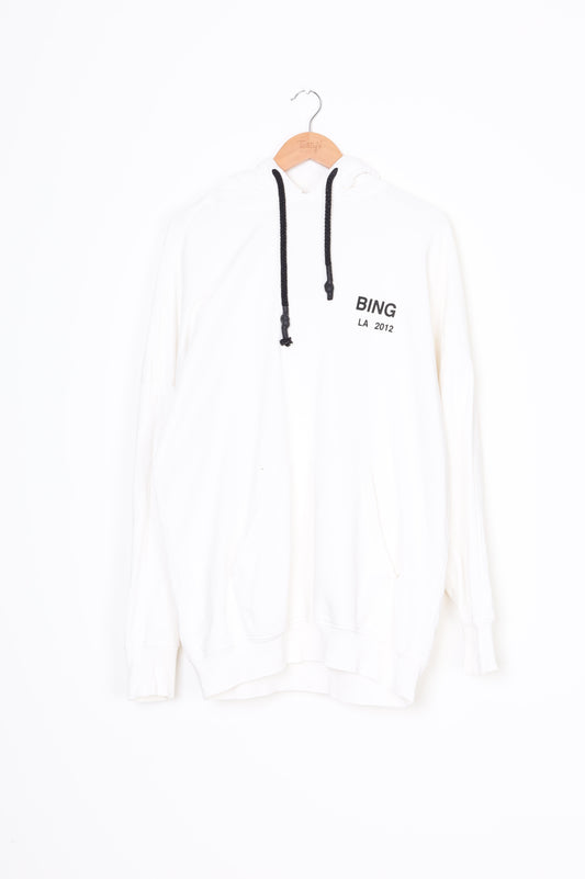 Anine Bing Womens White Sweatshirt Size XS