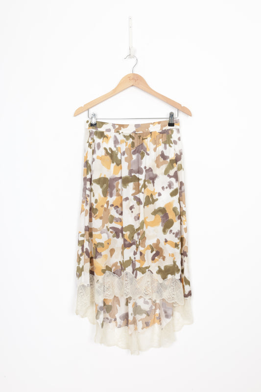 Zadig and Voltaire Womens Cream Skirt Size M