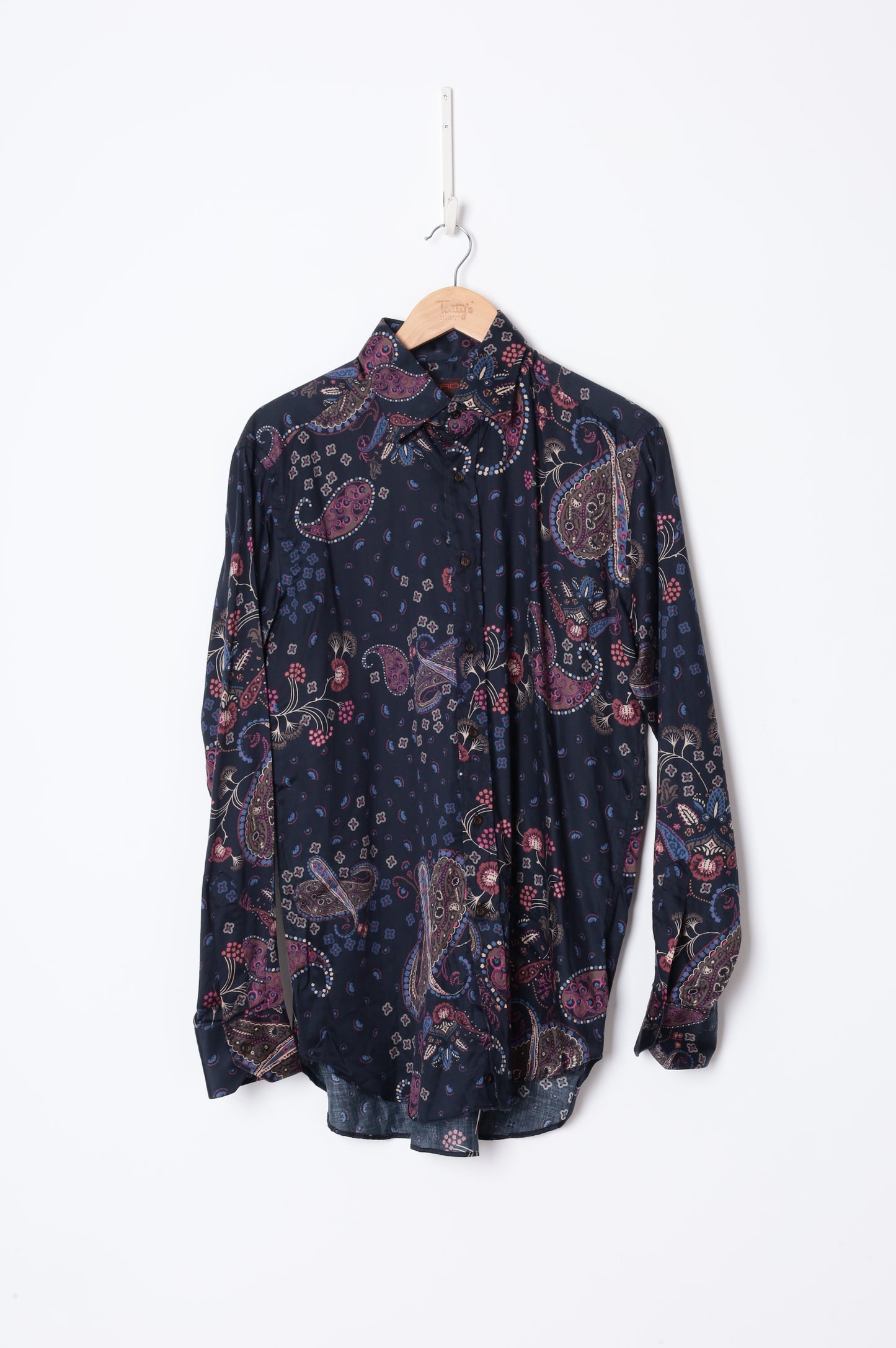 ETRO L Mens Blue Shirt Size 41