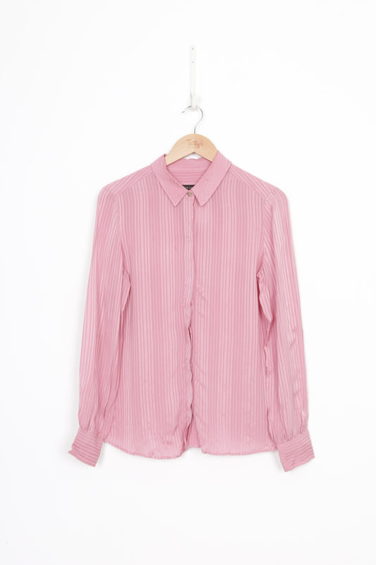 David Lawrence Womens Pink Shirt Size 8