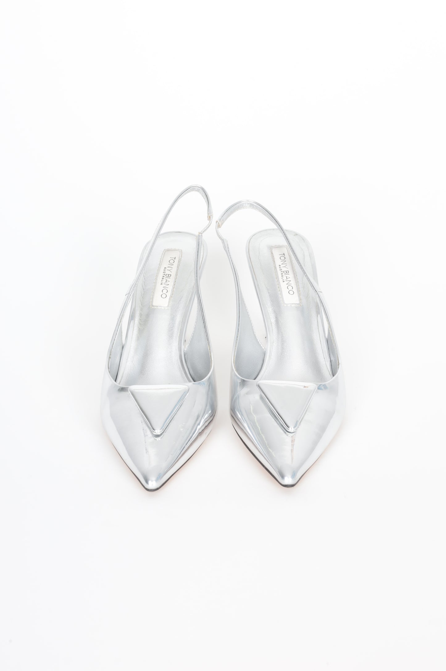 Tony Bianco Womens Silver Shoes Size EU 38