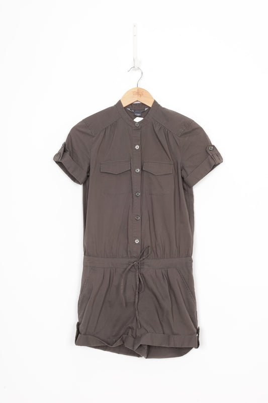 Armani Exchange Womens Grey Jumpsuit Size XXS