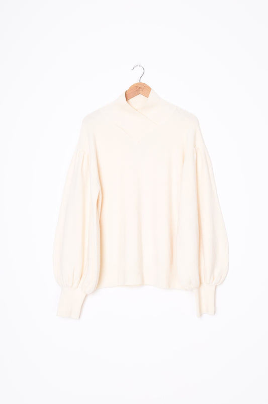 King & tuckfield Womens Cream Jumper Size L