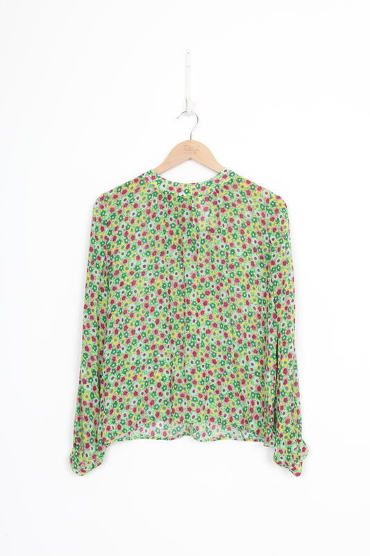 Twenty Seven Names Womens Green Blouse Size 8