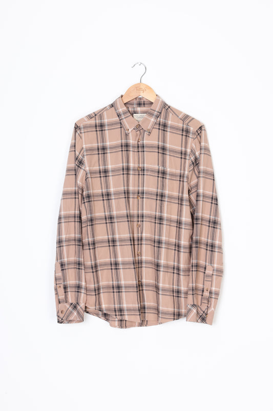 Nudie Jeans co Mens Brown Shirt Size S