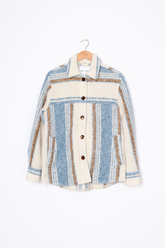 Samsoe Samsoe Womens White Jacket Size S
