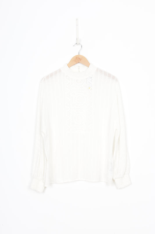 Maje Womens Cream Top Size 2