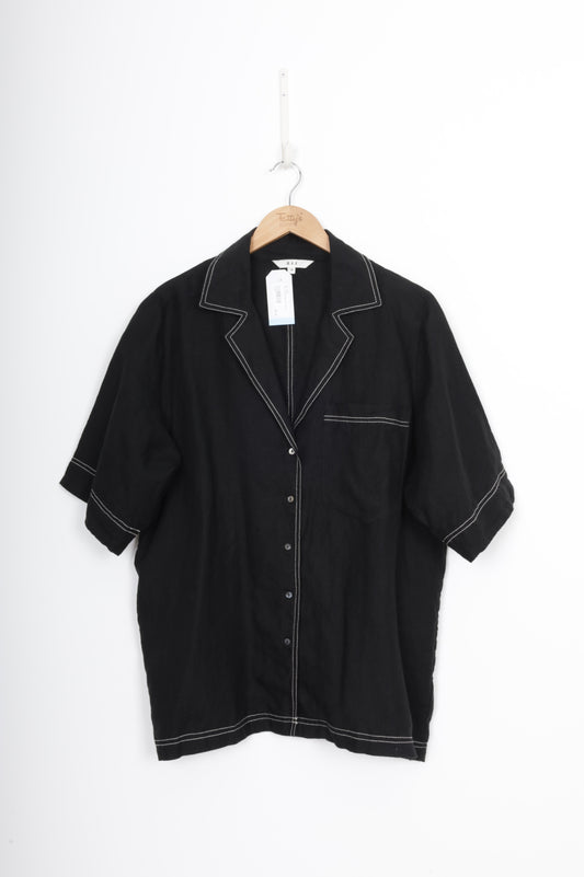 Max Womens Black Shirt Size 16
