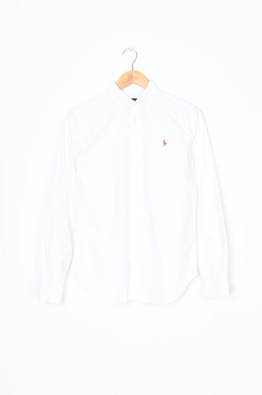 Polo Ralph Lauren Womens White Shirt Size 4