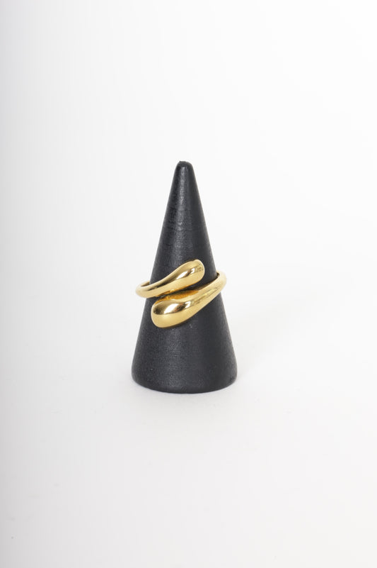 No Label Womens Metallic Ring Size 7