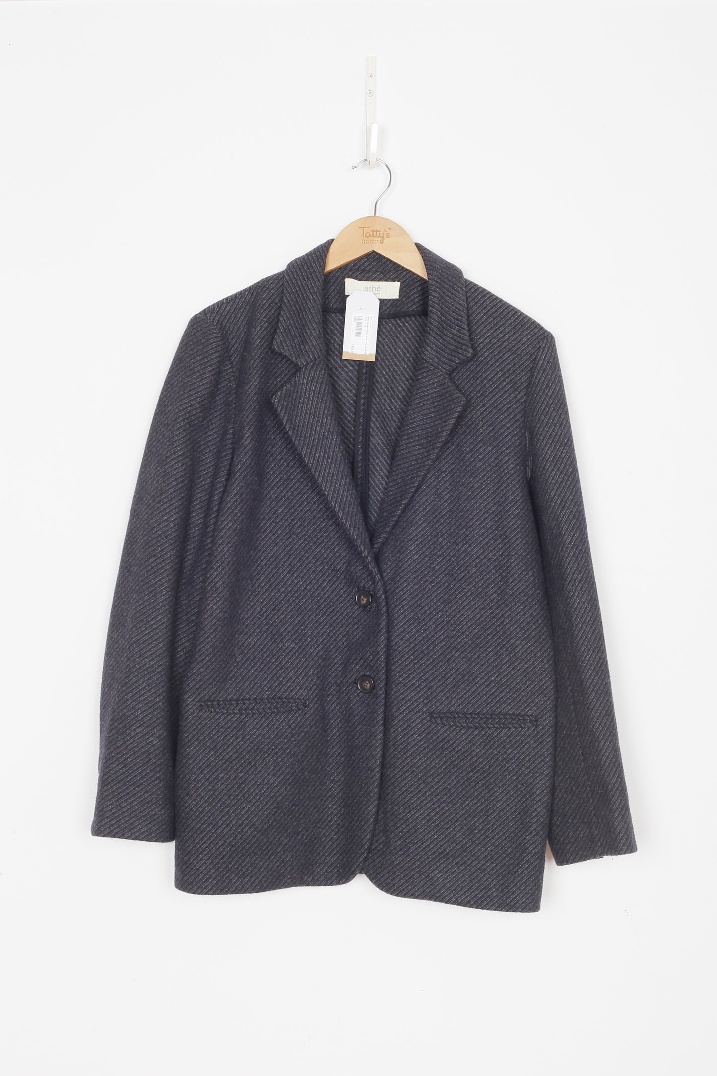 Athe Vanessa Bruno Womens Grey Blazer Size EU 42