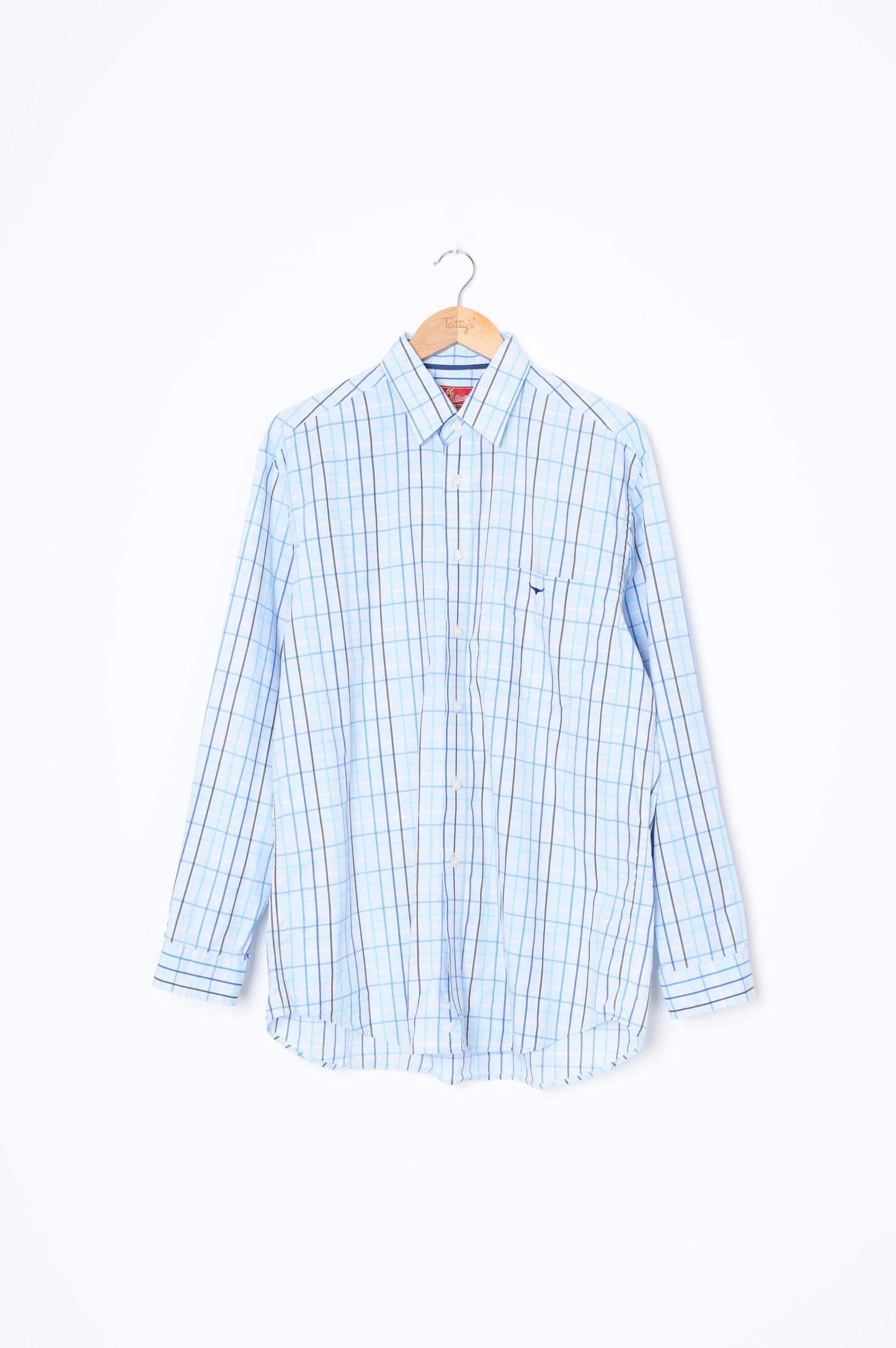 RM Williams Mens Blue Shirt Size M
