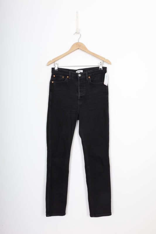 RE/DONE Womens Black Jeans Size W 28