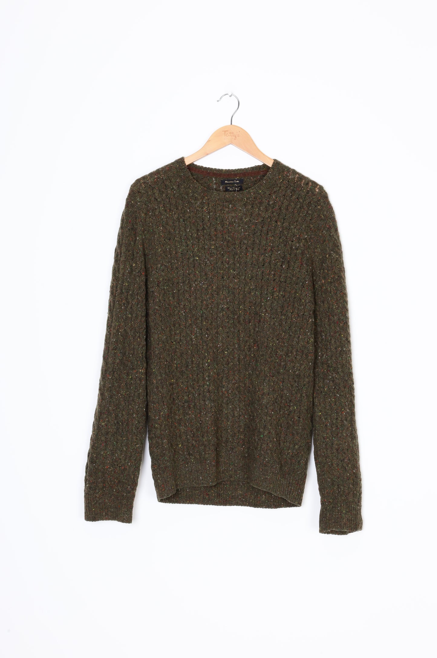 Massimo Dutti Womens Green Jumper Size L