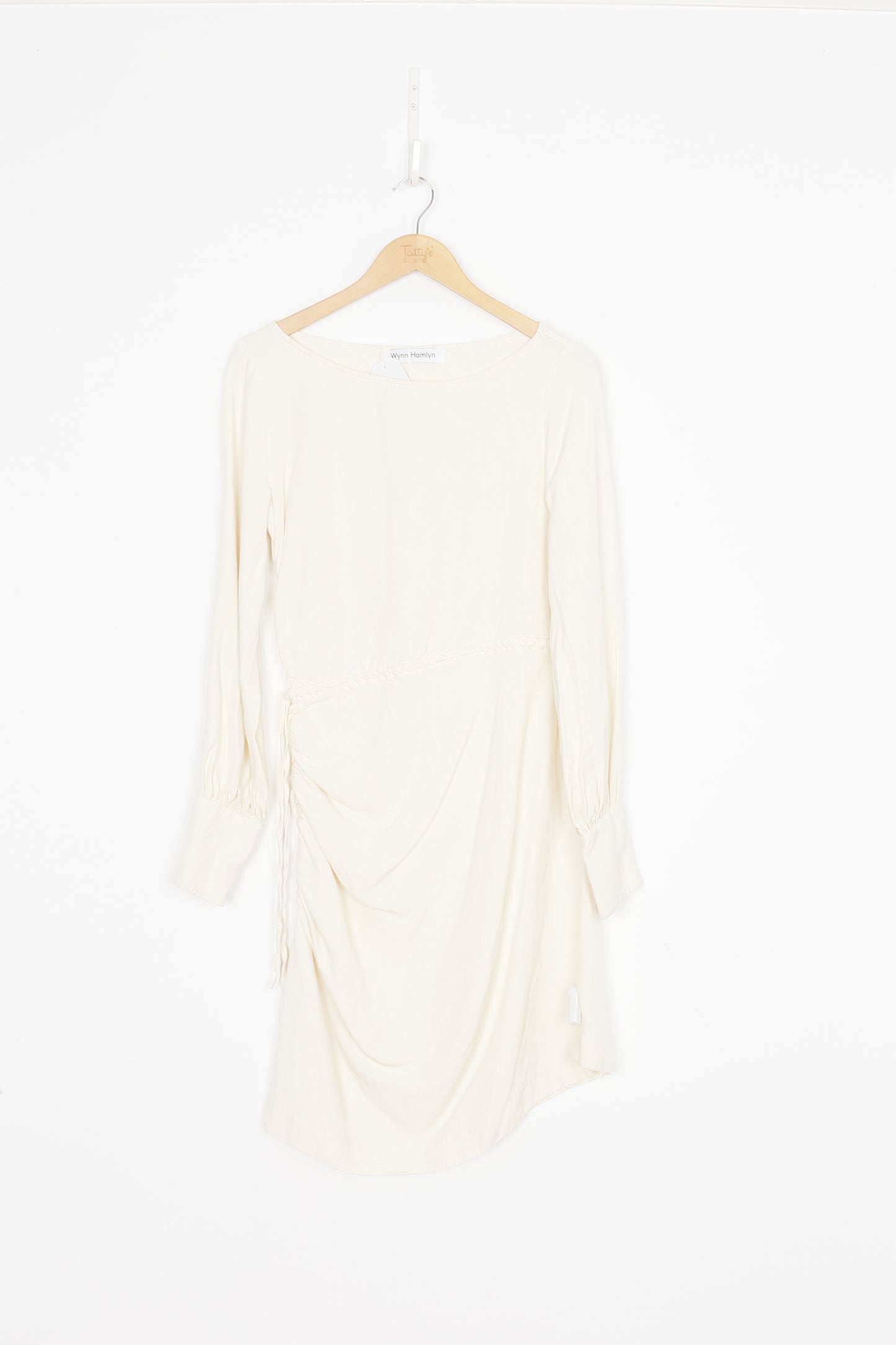 Wynn Hamlyn Womens Cream Dress Size 10