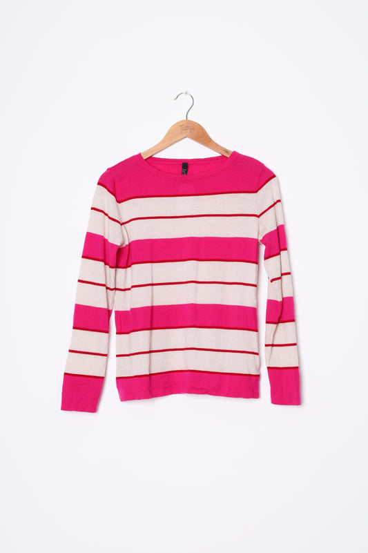 Visage Womens Pink Jumper Size S