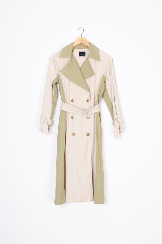 Saba Womens Beige Coat Size 6