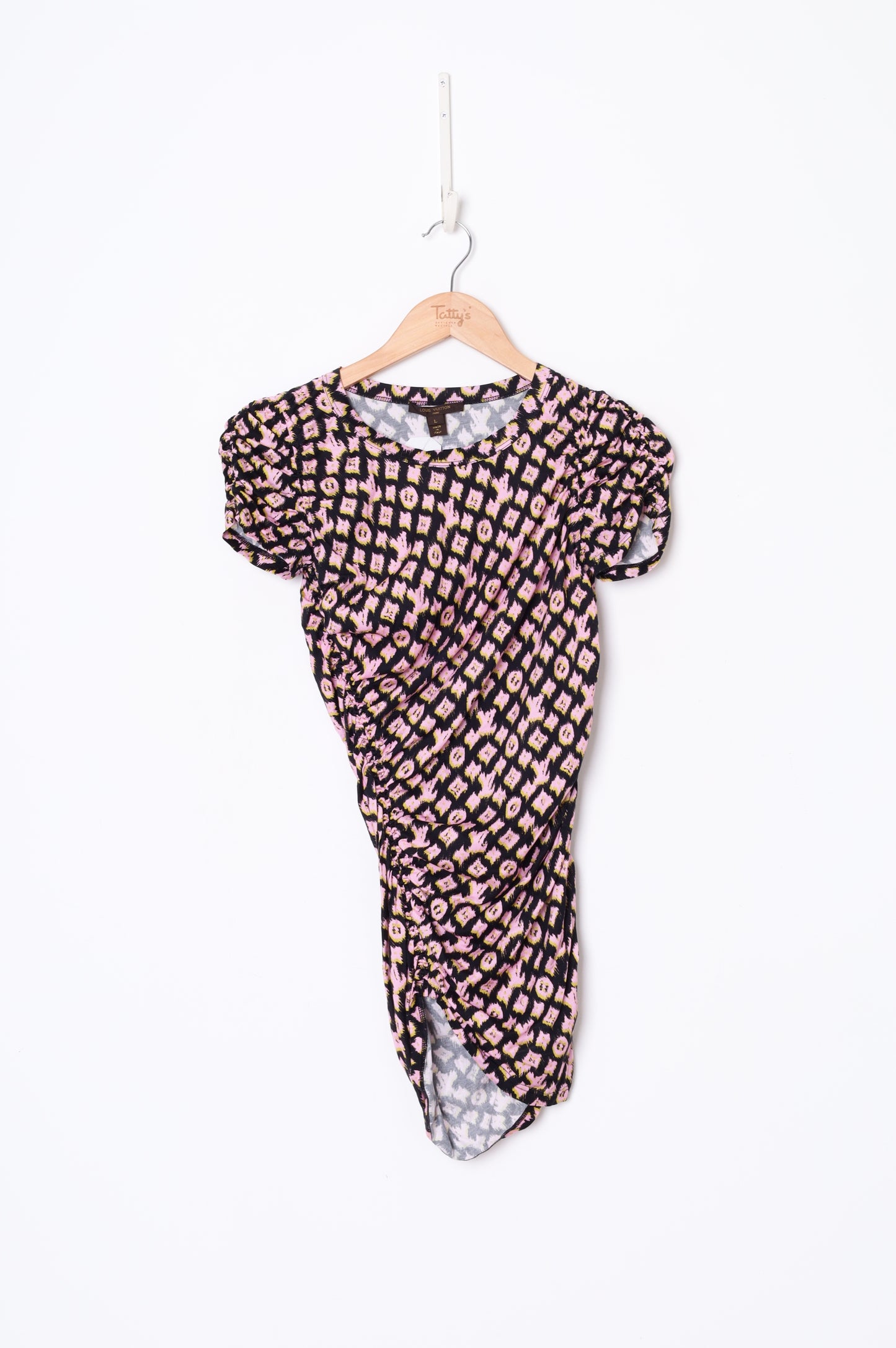 Louis Vuitton Womens Black Dress Size L