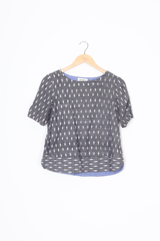 Toast Womens Grey Top Size 10