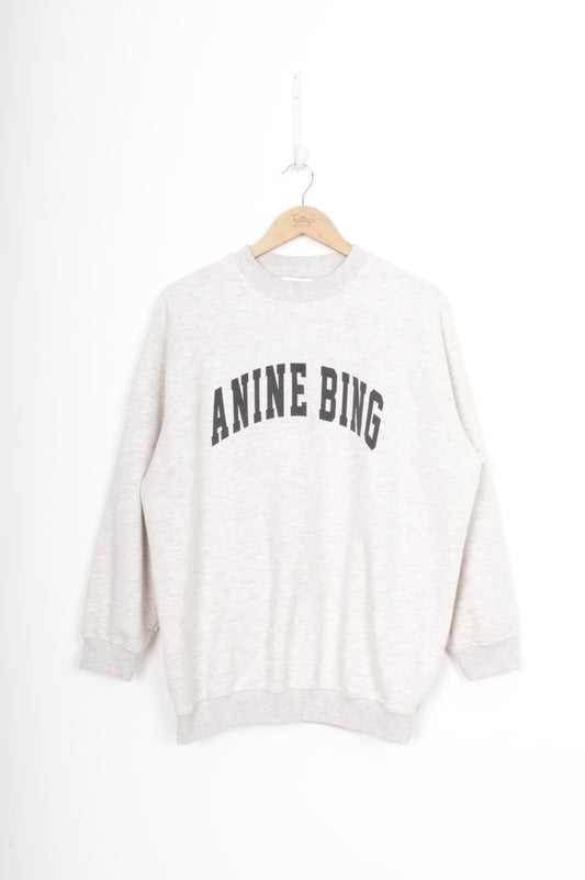 Anine Bing Womens Grey Sweatshirt Size XS