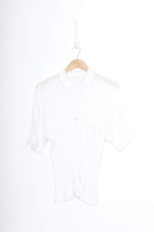 Marlow Womens White Top Size S