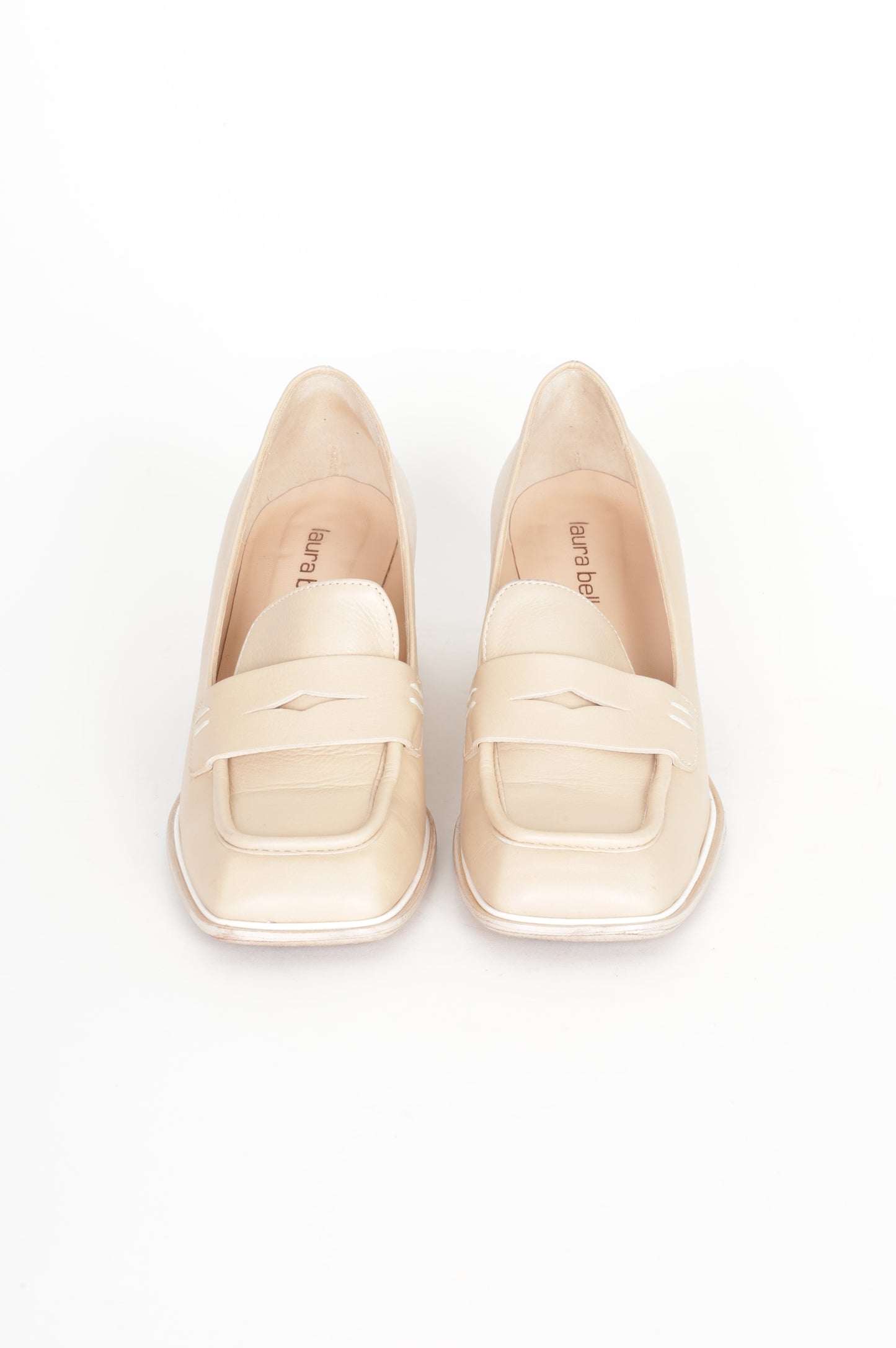 Laura Bellariva Womens Cream Shoes Size EU 37