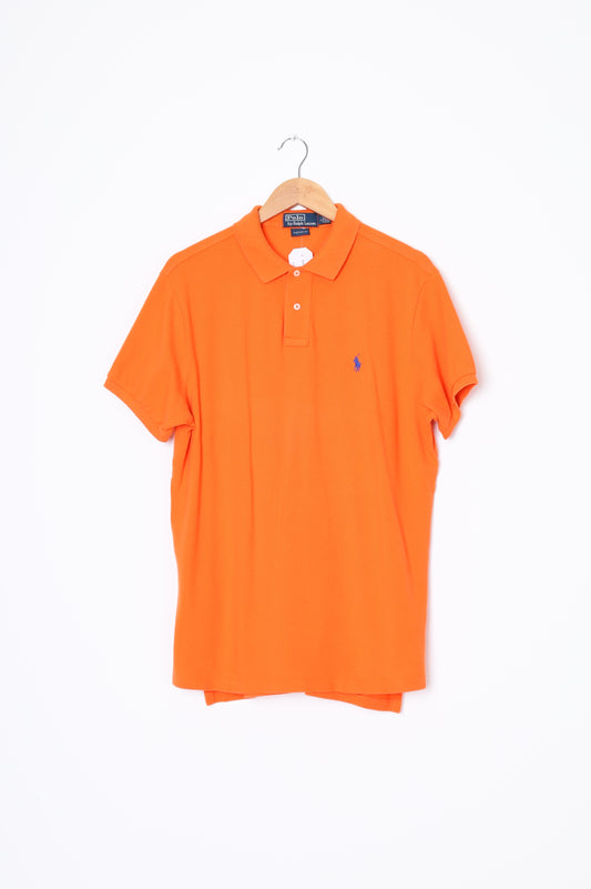 Polo by Ralph Lauren Mens Orange Shirt Size L